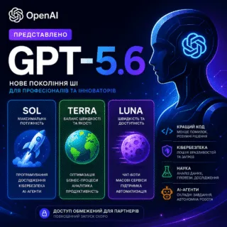 OpenAI представила GPT-5.6 Sol: нове покоління ШІ для програмування, науки та кібербезпеки