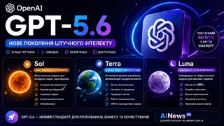 OpenAI представила GPT-5.6: моделі Sol, Terra та Luna — що нового