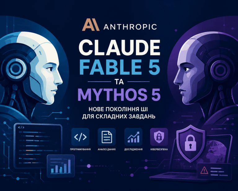 Anthropic представила Claude Fable 5 та Mythos 5