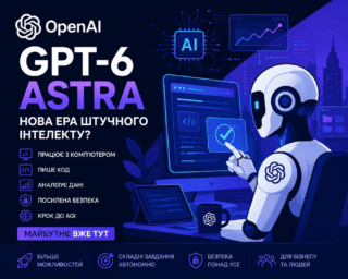 OpenAI представила GPT-6 Astra: новий етап розвитку штучного інтелекту чи початок ери AGI